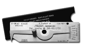 V-WAC Gauge (Tolerance 1/64") (Patented) Metric