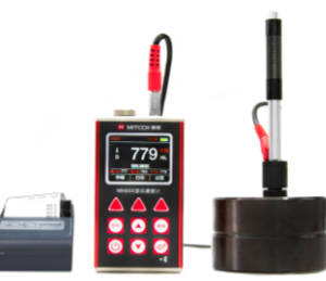 MH600 Portable Hardness Tester -  includes Meter, Probe with cable, Test Block, Cleaning Brush, Supporting Ring, Cable, Carrying Case, Batteries (2 x AA)
