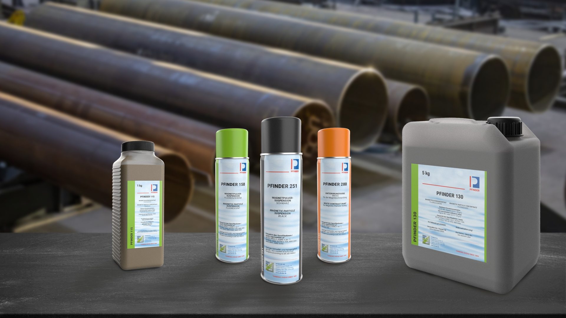 PFINDER 150 FLUORESCENT MAGNETIC PARTICLE SUSPENSION - Oil based, ready to use. - Image 2